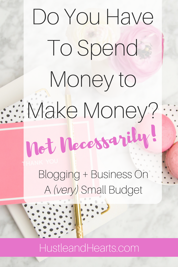 blogging on a budget