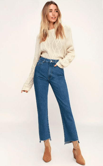 12 Different Ways To Style Mom Jeans Hustle And Hearts